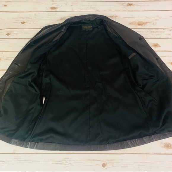 Golden Bear San Francisco Leather Jacket size L - Picture 3 of 7